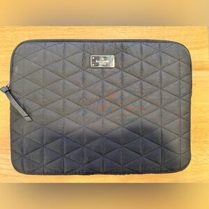 Kate Spade Black Quilted Sleeve